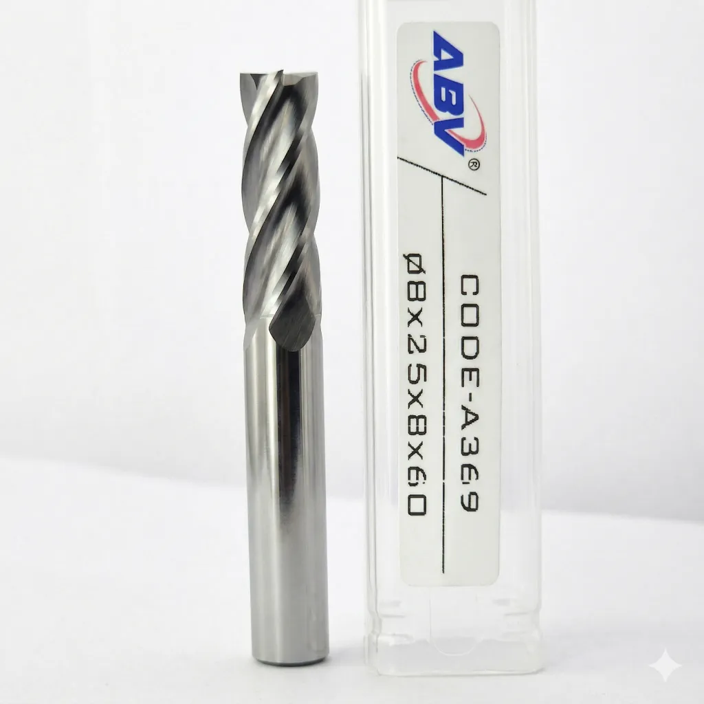 A369 ABV TOOL Four Flute Carbide Spiral Endmill.webp