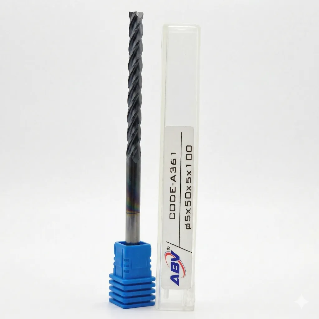 A361 ABV TOOL Four Flute Carbide Spiral Endmill.webp