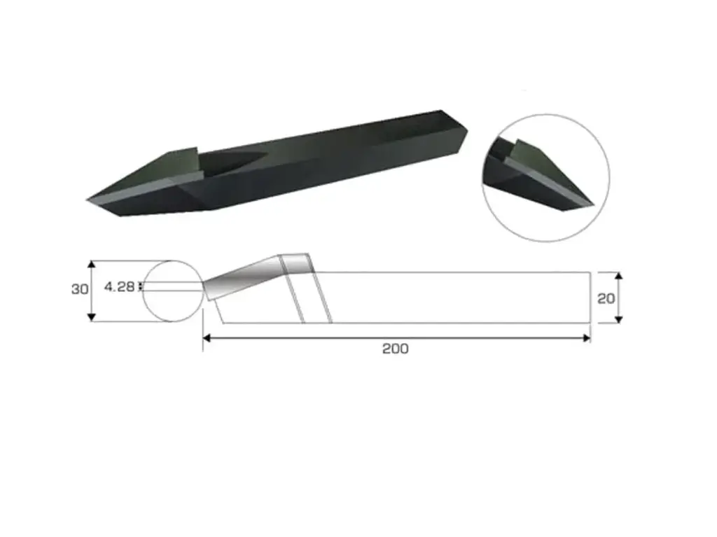 TCT  Tool For CNC Wood Turning Lathe (Brazed) 