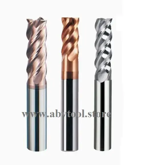  Four Flute Carbide Spiral Endmill  (A346)