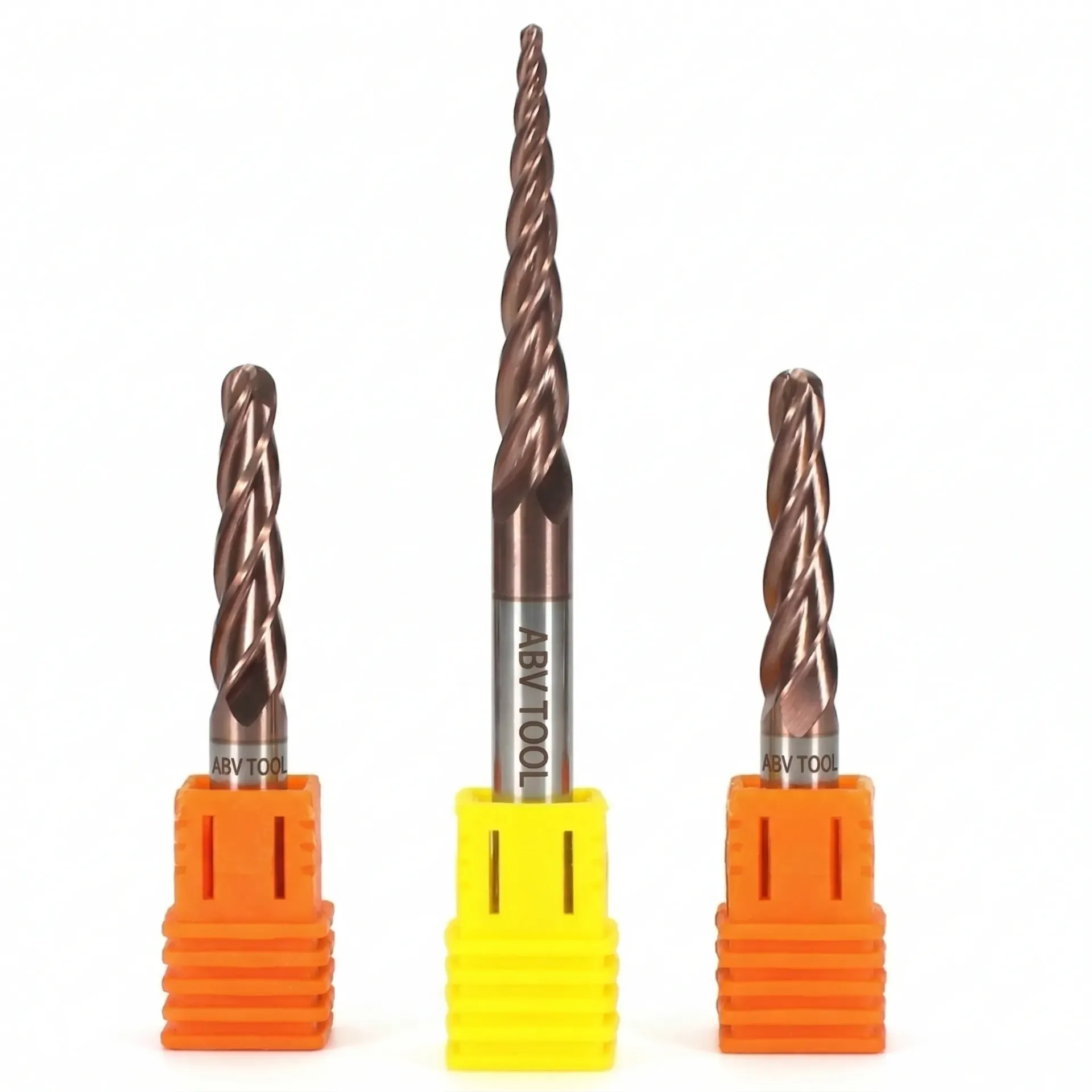 Four Flute Carbide Taper Ball nose