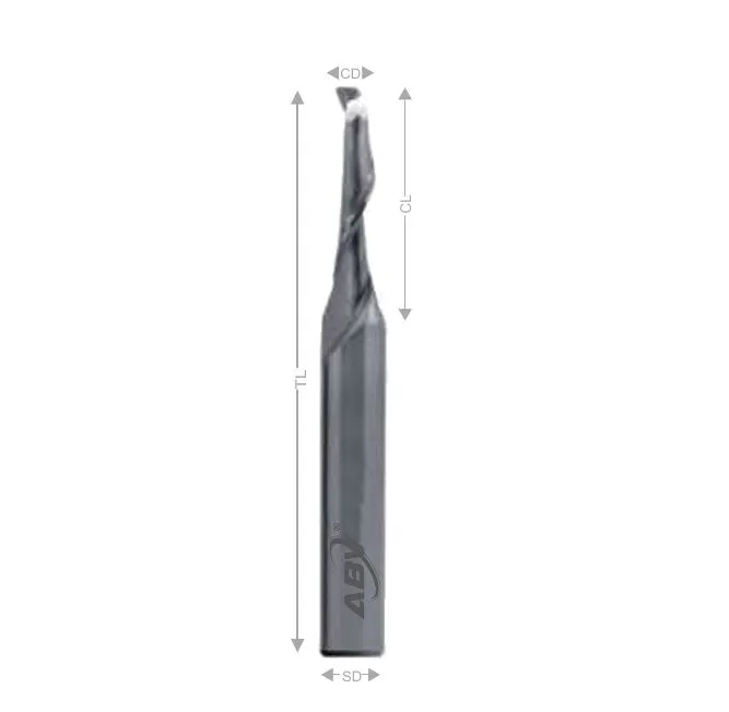 HSS Single Flute Endmill For Aluminum
