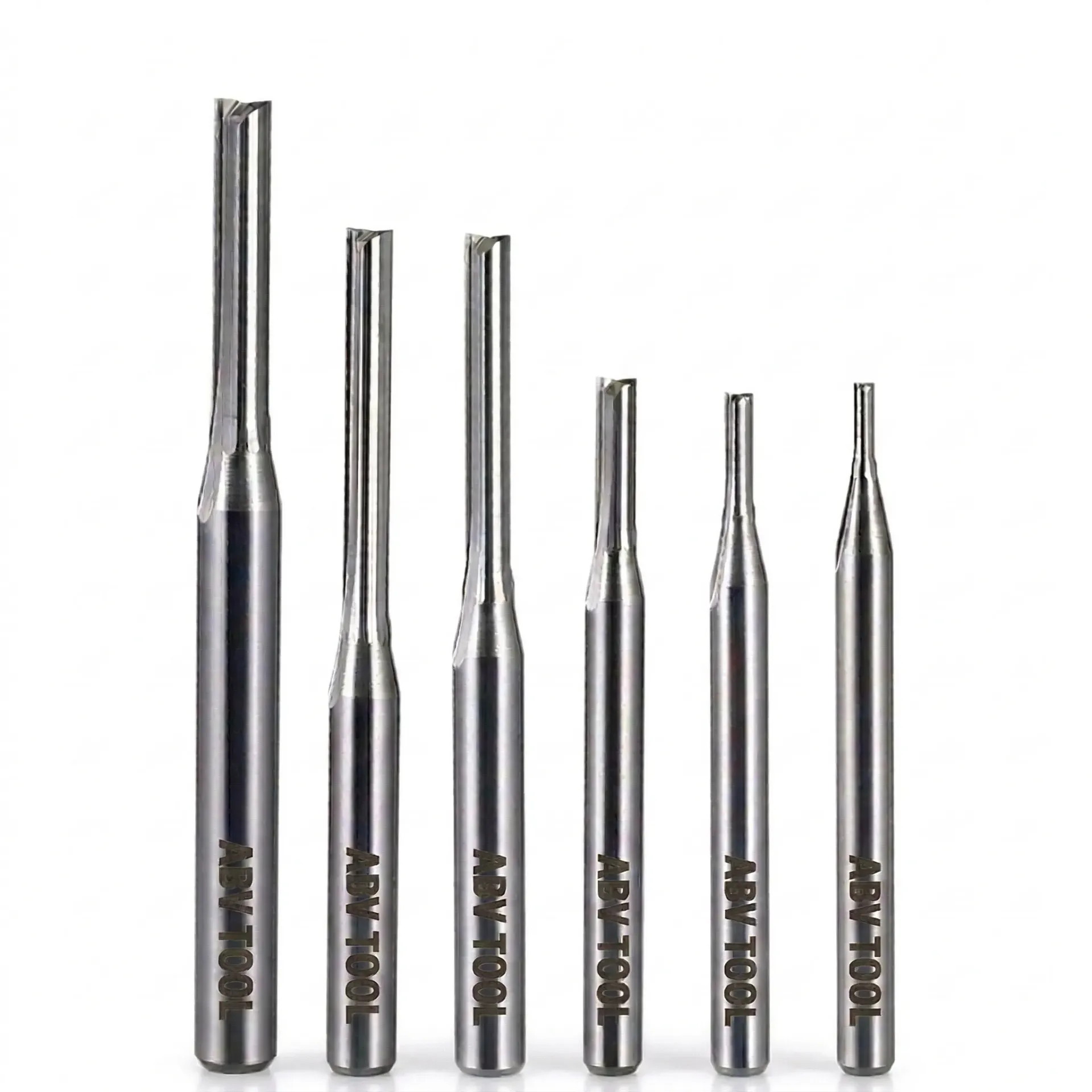 Heavy Duty Two Flute Straight Carbide Endmill 