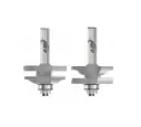 T.C.T. Router Bits For Counter Profile ( Male-Female )